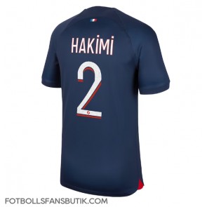 Paris Saint-Germain Achraf Hakimi #2 Replika Hemmatröja 2023-24 Kortärmad